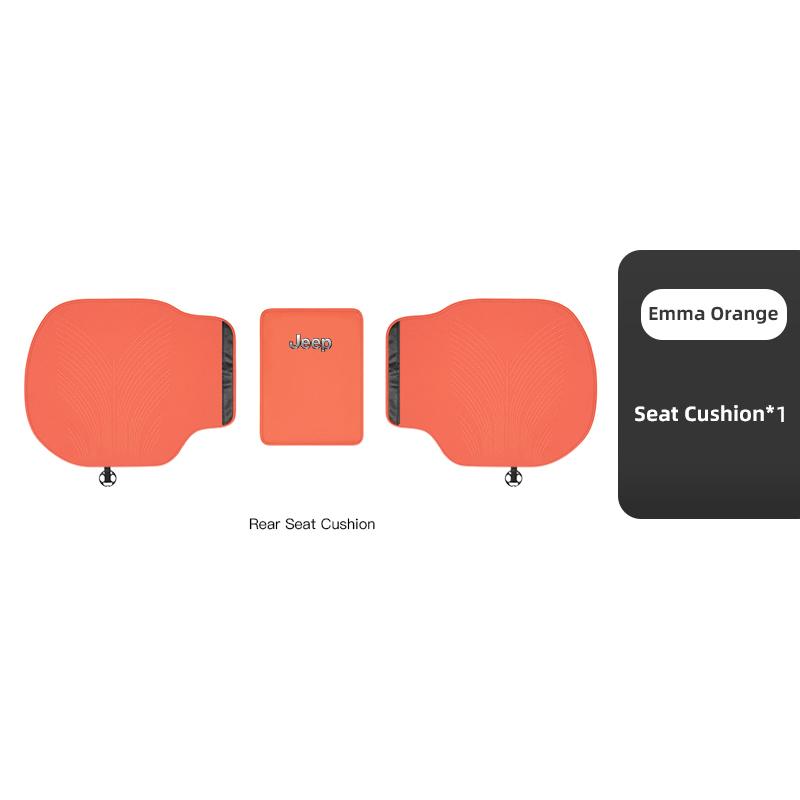 Car Rear Front Seat Cover Anti-slip Pad Protect Mat Ice Silk Cushion For Jeep Wrangler Rubicon Renegade Compass Grand Cherokee
