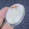 Natural Pink Opal Gemstone Handmade 925 Sterling Silver Jewelry Ring Size 8 N0g68