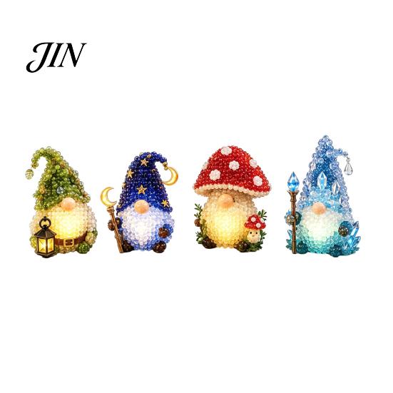 Beading Projects for Beginners Glowing Fantasy Spirits DIY Bead Kit, 3D Mini Elf Craft Set, Handmade Art Unique Gift Ideas Ornament with Instruction,