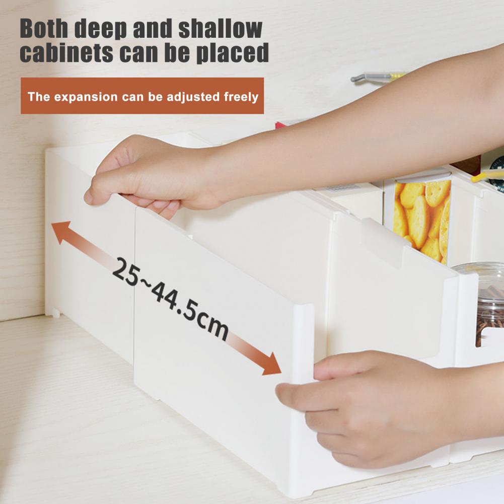 Retractable Cabinet Organizer Cooking Utensils Holder Adjustable Design Flatware Holder Cooking Tool Organizer Kitchen Accessori