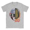 Daft Punk Electronic Band TShirt Beach  100 Cotton TShirts For Men Fashion Pattern Tee Shirt Short Sleeve Vintage Clothing