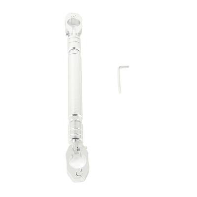 Lega di Alluminio Manubrio di Bilanciamento Moto Barra Trasversale Accessori Moto (Argento)