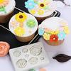 Flower Bloom 3D Cake Mold Silicone Baking Tool New Fondant Soap Mold  Cupcake Candy Chocolate Jelly