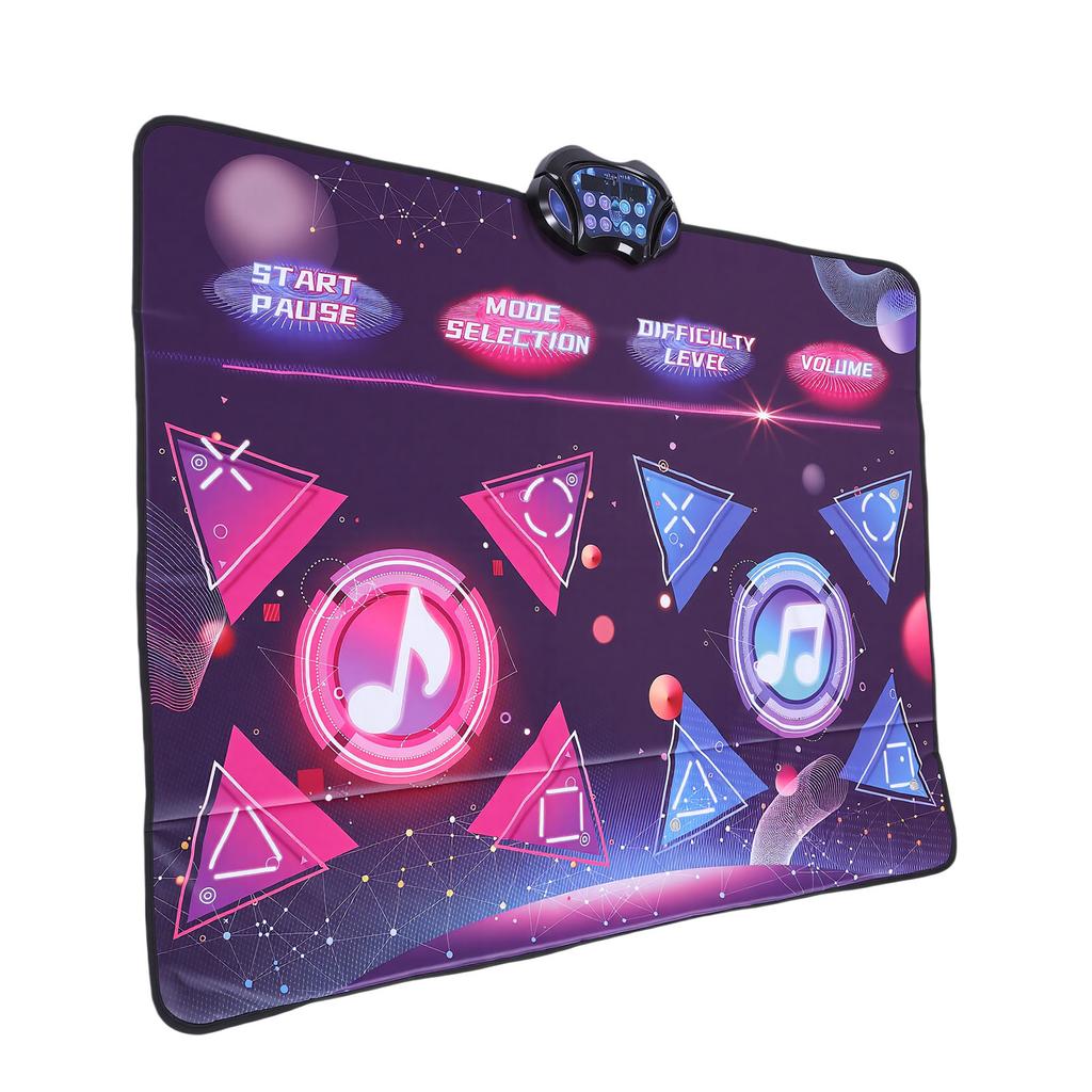 Covoraș de Dans Muzical Electronic pentru Copii, 8 Moduri de Joc, Joc Interactiv pentru Doi Jucători, Silențios, pentru Băieți și Fete, Cadou de Ziua de Naștere