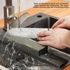 Carbon Steel Sink Mounted Sharpener Stand Retractable Whetstone Grinder Rack  Home Use