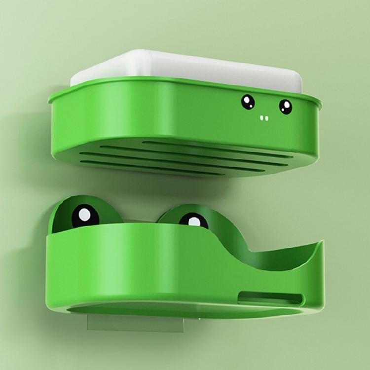Seifenschale mit Frosch-Thema Lustiges und funktionales Badezimmer-Accessoire für Kinder und Erwachsene, um Seife trocken zu halten