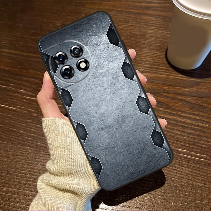 

Стальной Железный Металлический Узор Для OnePlus 15 13 12 11 15R 13R 12R 8T 10T 13T Чехол Для OnePlus Nord 5 CE 2 3 4 Lite N20 N30 OnePlus 11