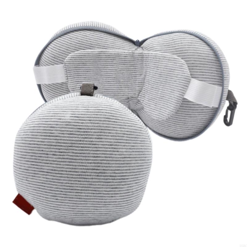 

Portable PP Cotton Neck Rest With Detachable Eye Cover Convenient for Traveler