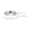 Universal 23.5cm Stainless Steel Pot Lid for Skillet Frying Pan Wok Replacement Cover Ergonomic Knob Heat Resistant Kitchen