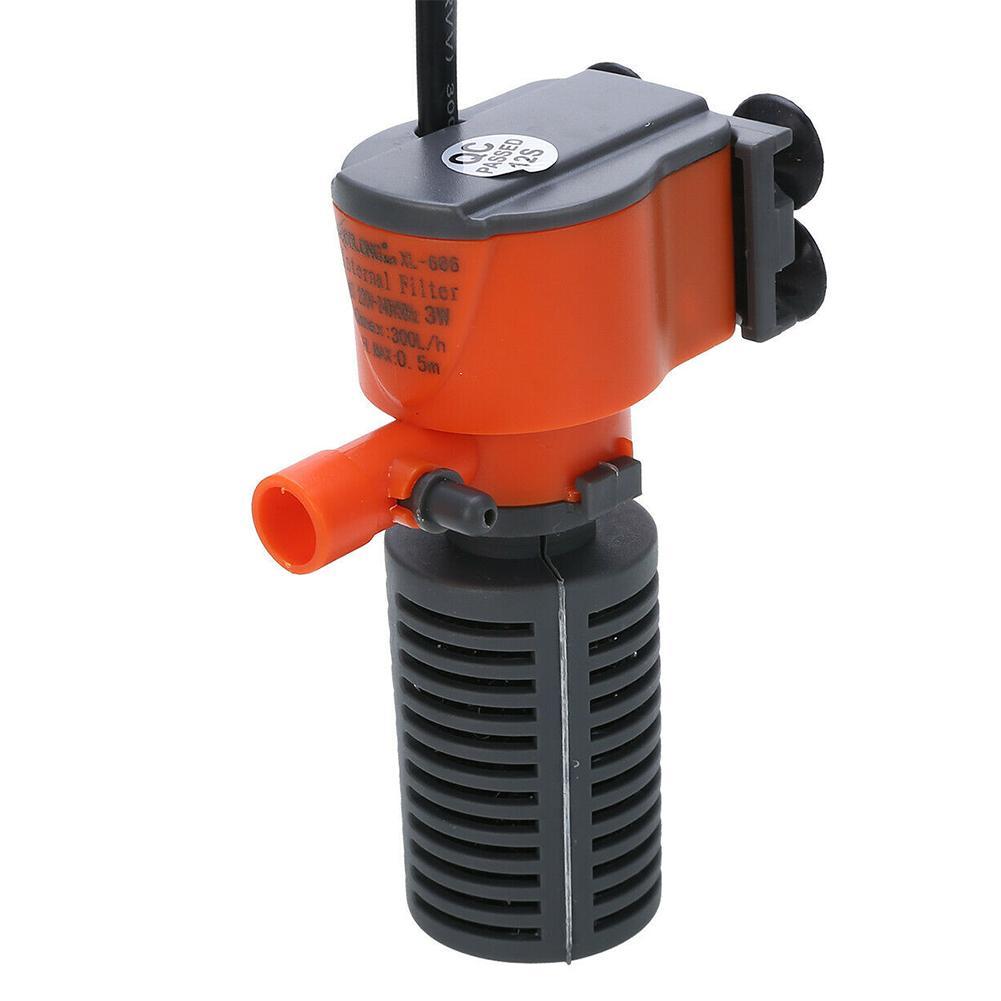 Mini-Pumpe Aquarium-Filter für Schwammfilterung Wasser Luft 3 Belüftungsbehälter Erhöhen Filterung Fi Q7A7