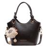 Retro fashion casual bucket bag 2025 winter new trendy shoulder bag commuter premium messenger bag