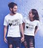 Funny Partner Shirts Couple T-Shirt In Love I Like His Her Cotton S-XXXL