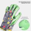 Wasserdichte Gartenhandschuhe Floral Durchstichfeste Schutzhandschuhe Rutschfeste Gartenarbeitshandschuhe Geschenk