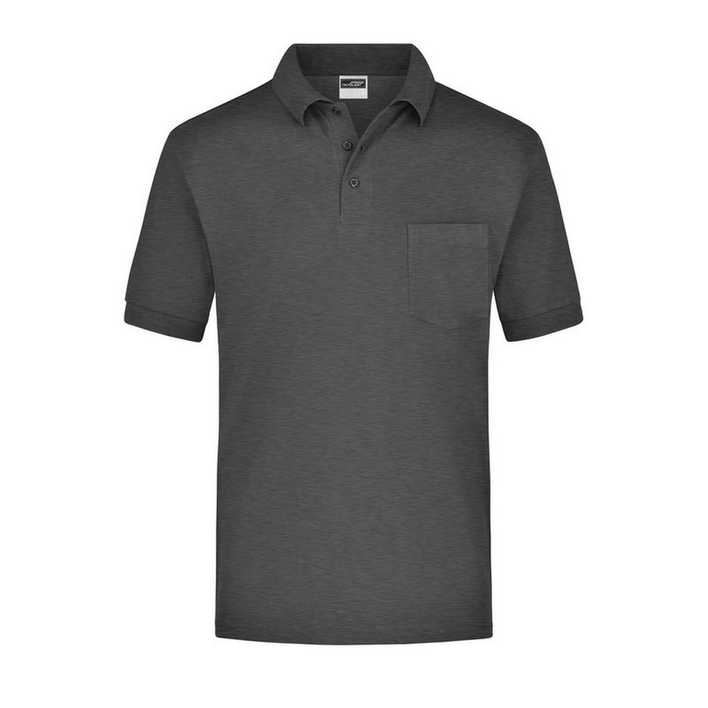 James and Nicholson Mens Pique Pocket Polo Shirt