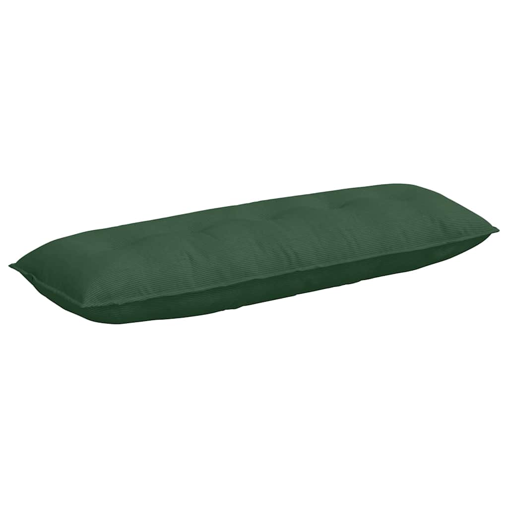 Jungle Green Back Cushion 140 x 50 cm Cord Fabric