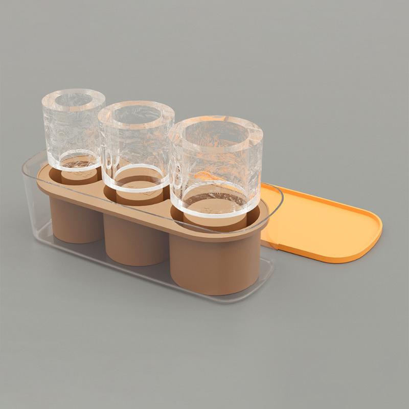 Silicone Ice Block Mold Is Not Sticky Summer Ice Block Mold Easy To Mold Ice Block Making Hollow Cylindrical Ice Block Tools