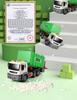 Inertial Garbage Truck Toy with Inflatable Lift and Sorting Bins - Kids' Sanitation and Sweeping Simulation