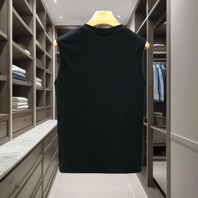 Herren Ärmellose Baumwollweste: Sommer Neuer Stil Trendmarke für Sport & Fitness.