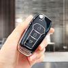 Tpu Shell Car Key Fob Case Cover For Ford Explorer Fiesta Ka Mondeo F-150 F-250 F-350 Ranger Smart Keyless Protector Keychain