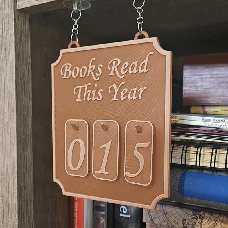 Buchdeko für Regal Bücherregal Theke Buchliebhaber Leser Bücherwurm Track Jährliches Lesen für Klassenzimmer Bibliothekar Frauen Männer