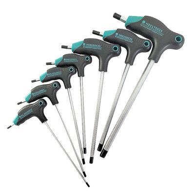 Green Black Silver T Type Hex Key Wrench Spanner Rust Resistant and