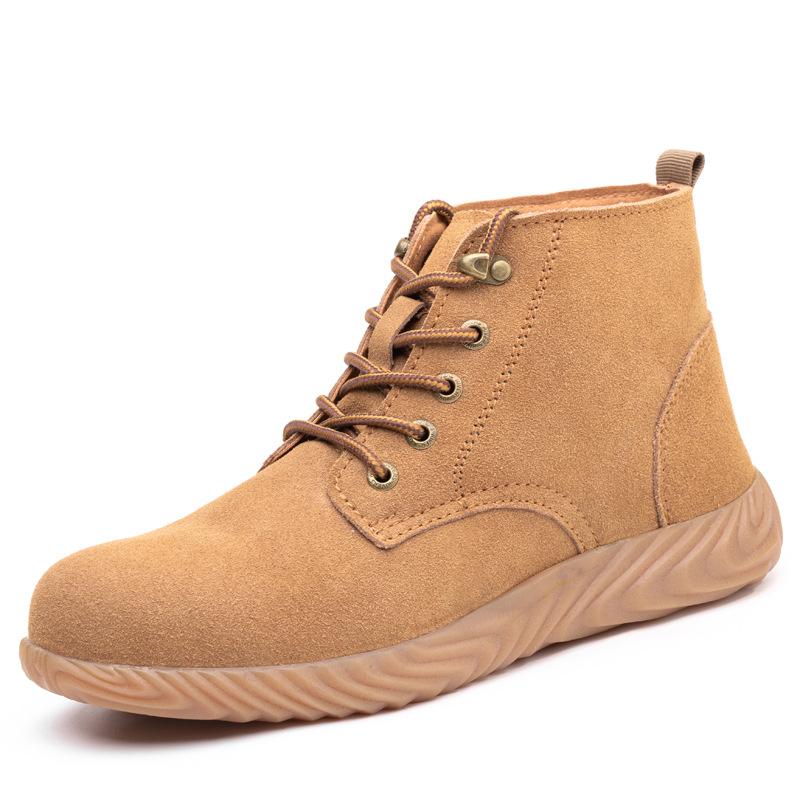 Zimní svářečská obuv Ochranná obuv proti opaření a proti nárazu pro muže gumová podrážka boty ochranná pracovní obuv pro stavebnictví