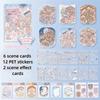 Decorative Miniature Landscape Sticker Collection Visual Stacking Miniature Scene Collage  Toy