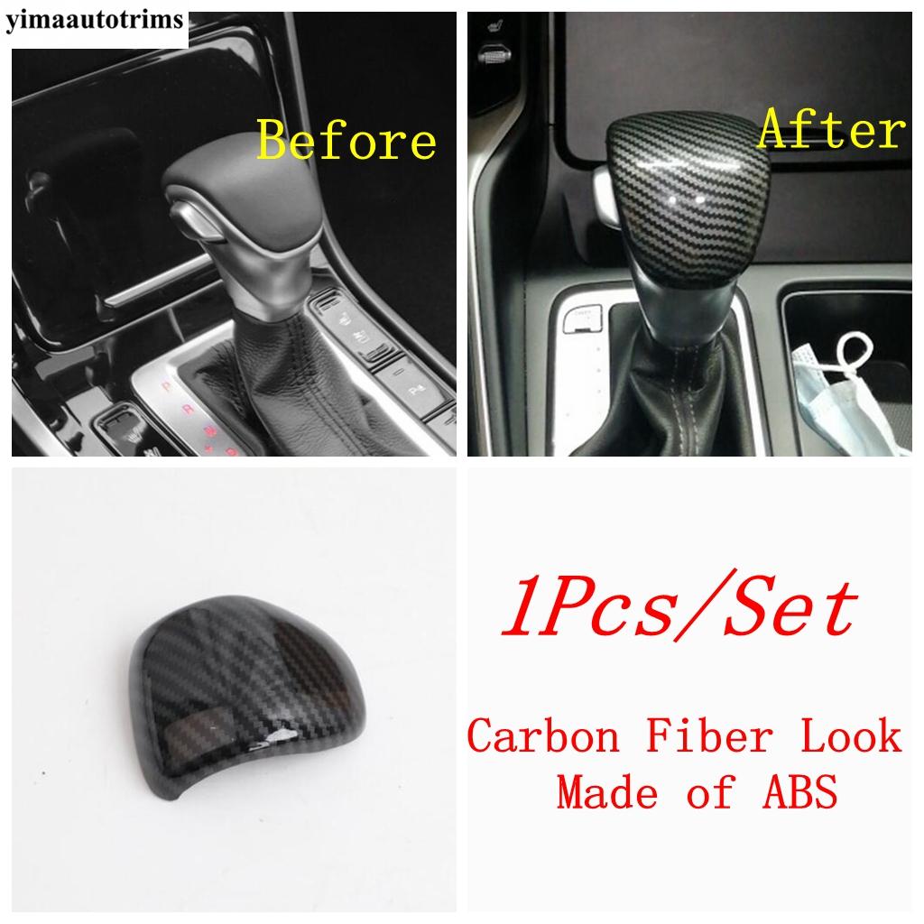 

Car Gear Lever Head Shift Knob Decor Cover Trim For Kia Sorento MQ4 ABS Carbon Fiber / Red Interior Accessories Carbon Fiber Look