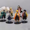 15cm Anime Demon Slayer Kimetsu No Yaiba Figure Kamado Tanjirou Action Figure Agatsuma Zenitsu Nezuko Warrior PVC Model Toys