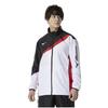 Mizuno Tennis Windbreaker Standard Mesh Black X Size L Jacket, Water-Repellent, Silhouette, Lining, 62MEA503, Red,