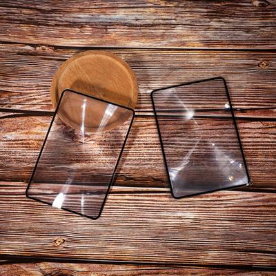Büyük Tam Sayfa 3X Büyüteç Premium Büyüteç Sayfası Fresnel Lens Büyüteçler Küçük Baskıları Okumak ve Görme İçin Düşük