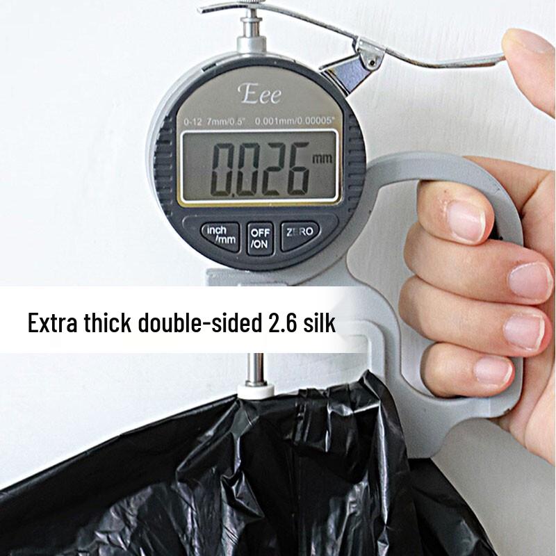 E-Jie Black Drawstring Trash Bags