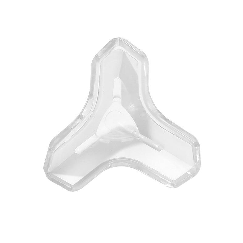 Teardrop-Shaped Transparent Silicone Corner Protectors for Furniture - Child Safety Soft Edge PVC Guards