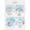 Adjustable Cat Elizabeth Circle Double-layer PVC Kitten Neck Cone Soft Pet Cone Collar  Recovery