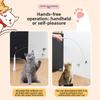Electric Suction Cup Cat Toy Rotating Butterfly Flying Cat Self-entertaining Toy Long Rod Steel Wire Cat Teaser Toys