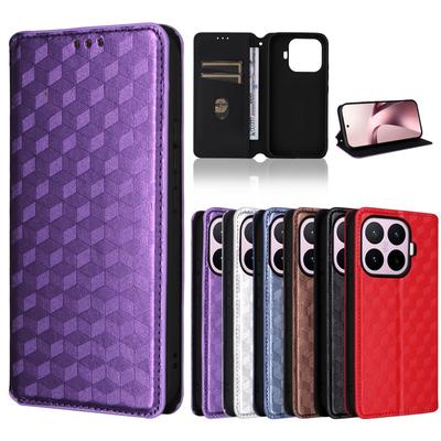 For Xiaomi 17T Pro Stereoscopic Lines Flip Wallet Skin PU Case Purse For Xiaomi 17T Pro 3D Magnetic Phone Cover