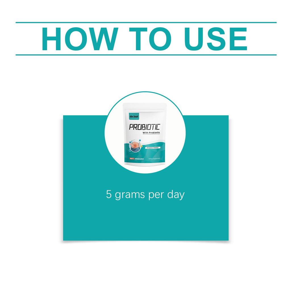 DOCTEat Probiotic Powder: Supports Natural Intestinal Cleansing and Daily Comfort