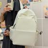Schoolbag Mori Large-capacity Solid Color Backpack Women's Schoolbag Men's Backpack Women's Backpack Versatile Lightweight Travel Backpack