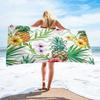 2026 Microfiber Leaf Flower Large Bath Towel Beach Towel Pad Quick Dry 75x150cm