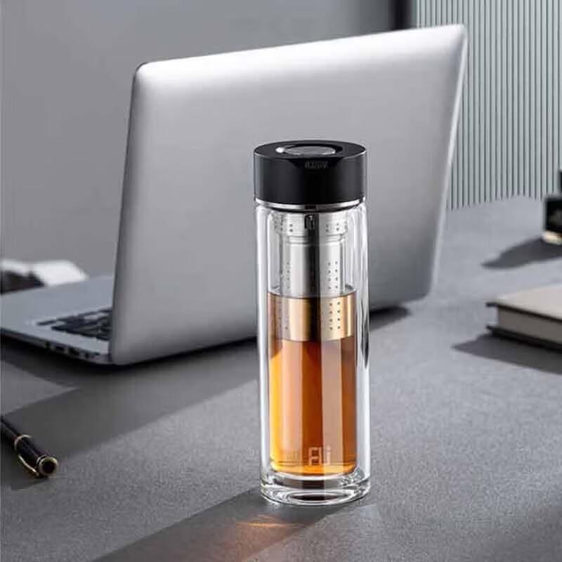 FUGUANG Classic Lang Series Double-Layer Glass Cup