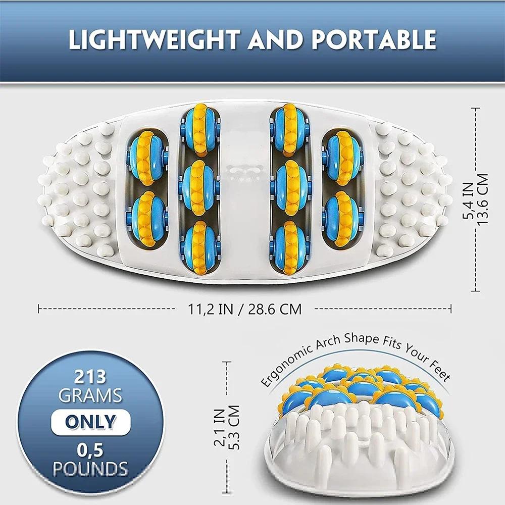 Home Foot Massage Roller Relieves Fatigue Foot Pain and Plantar Fasciitis Plantar Muscle Relaxation Tool Releases Lymph Adults