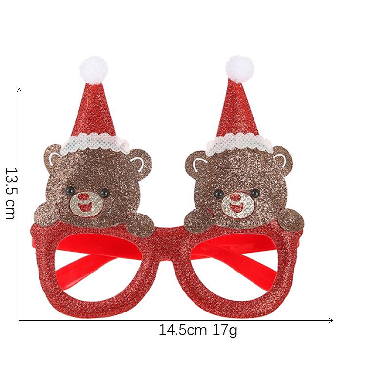 Festive Headband Eyeglass Frames: Christmas, Halloween, Valentine's Day & Party Glasses with Santa Claus Design
