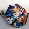 1pc Sailor Moon Umbrella Auto-Open Close with Foldable Design, Iron Frame, Outdoor Use, Perfect Gift for Fans, Travelers, Daily Use.M039