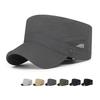 Men's Quick-Dry Breathable Flat-Top Sun Hat for Outdoor Sports & Hiking