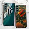 Drifting in a Hot Air Balloon's Serene Embrace Phone Case For Samsung Galaxy S22 S25 Ultra S21 S10 Plus S26 Edge S20 S23 S24 FE