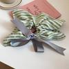 Elastic Plaid Silk Ribbon Scrunchies Korean Style Large Intestine Hair Ring  Girls