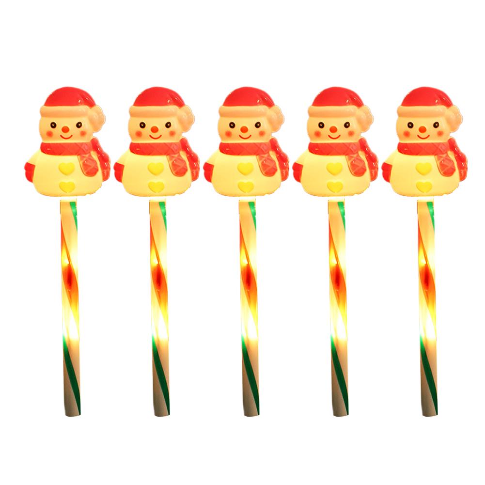 4PCS Christmas Solar Santa Claus Lights Snowman Pathway Lights Suitable For Yard Driveway Lawn Garden Xmas Tree Decoration