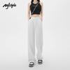 MJ STYLE Women's High-Waist Draped Wide-Leg Quick-Dry Suit Pants