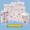 Printed Mesh Laundry Bag Set for Delicates – Cylindrical Bra and Clothing Wash Bags