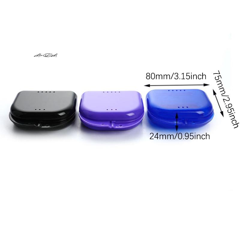 1Pc Oral Care Denture Storage Case Cleaner Tooth Retainer Box Brace Container Mouthguard Guard Accessory